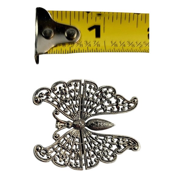 Vintage Butterfly Pendant / Brooch Estate Sale Find - Picture 6 of 6